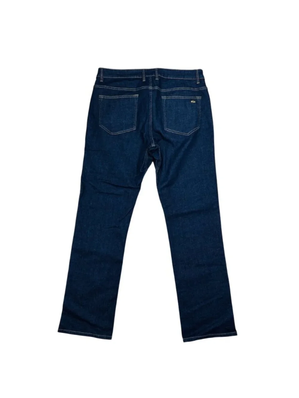 STIO 36R Men Rivet Jean Dark Denim Streetwear Work Business Casual